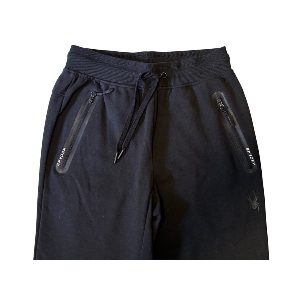 SPYDER Active ProWeb Tapered Leg Performance Joggers Black Men's Size S - Picture 8 of 15